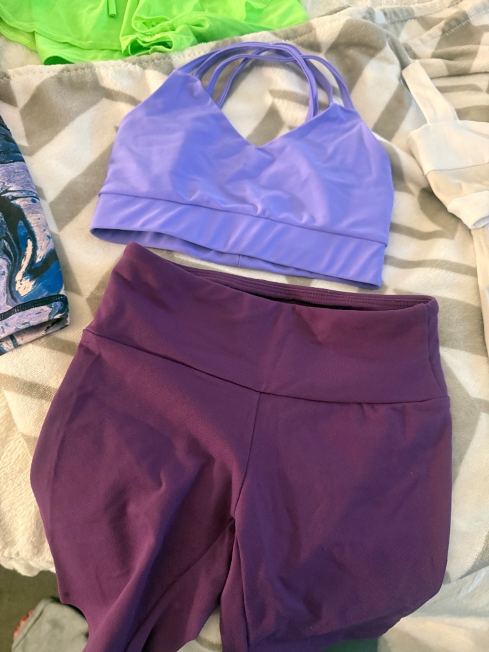 Dancewear set lavender and purple
